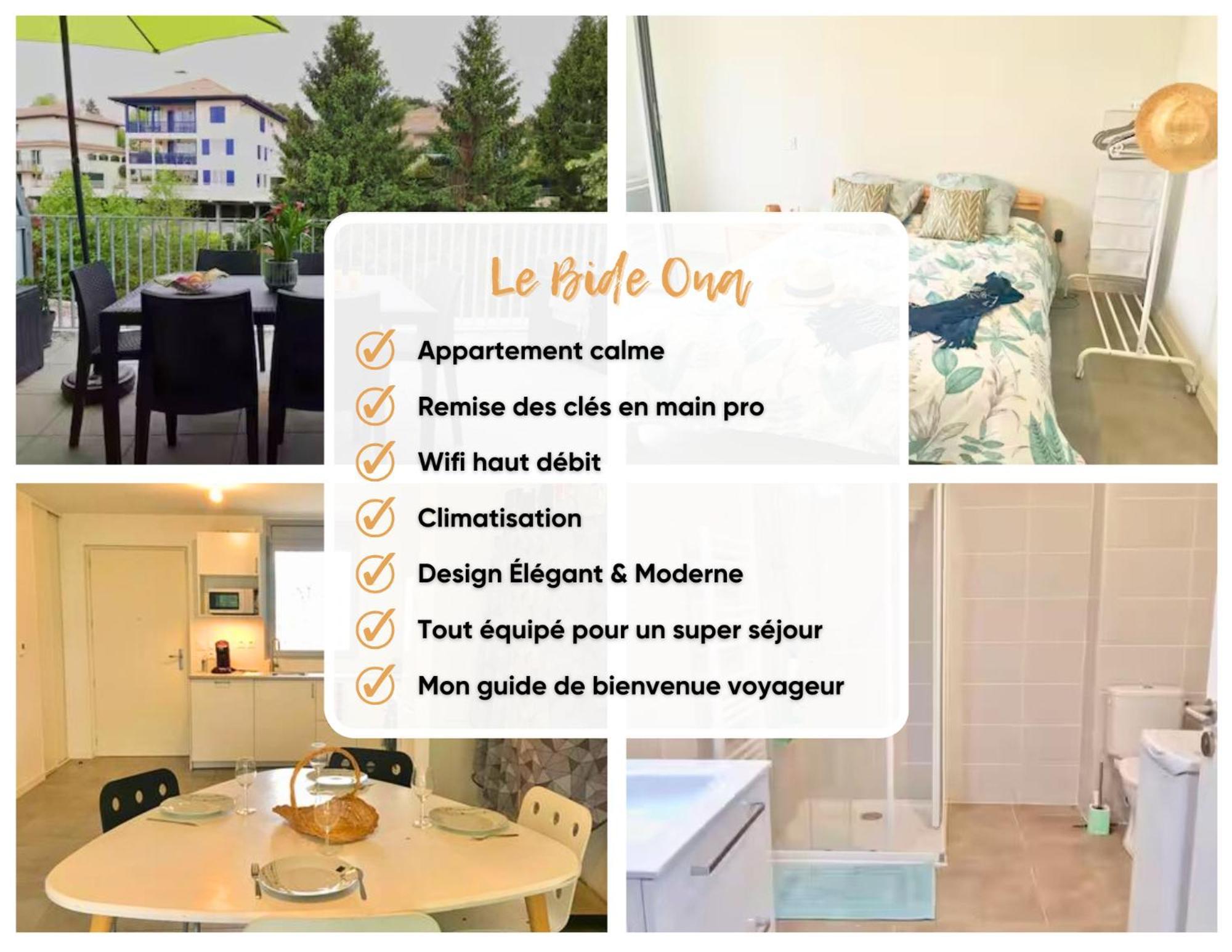 Апартаменты Bide Ona - Centre - Terrasse - Parking Бейонн Экстерьер фото